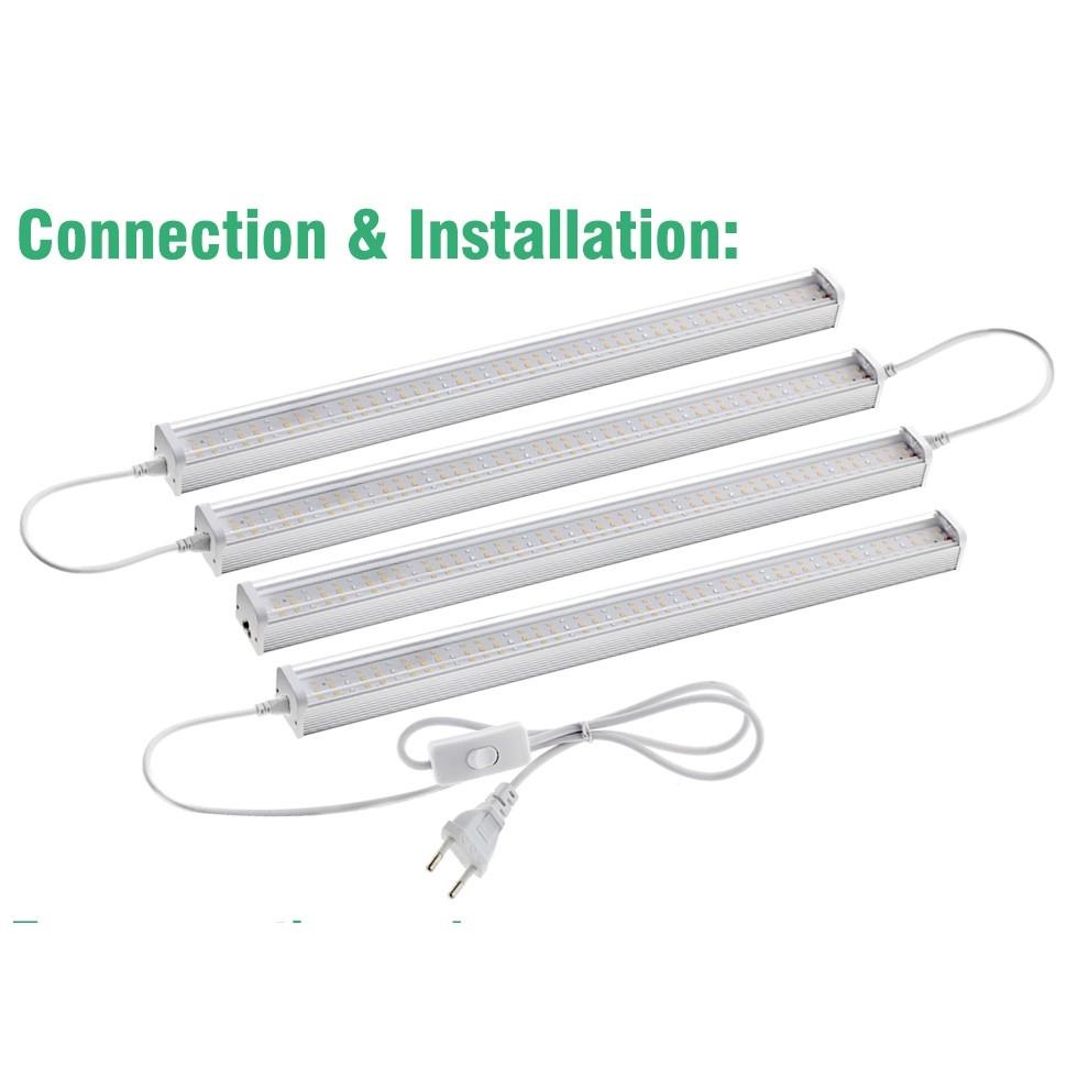 100-277V Household Full Spectrum Plant Light Tube Waterproof Indoor Plants Flower Seedling Growth Light LED Grow Light