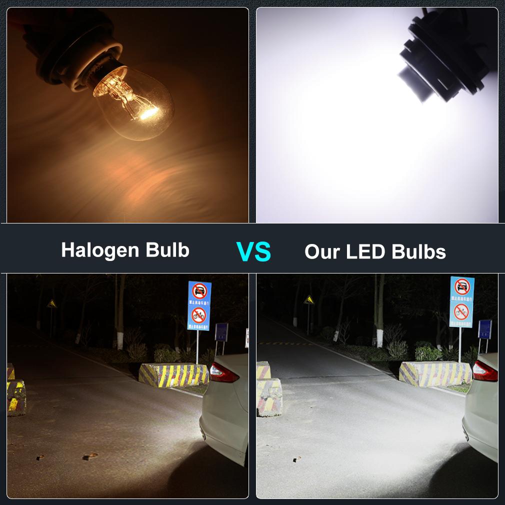 2Pcs/1pc P21W P21 5W LED Bulb 1156 1157 BA15S BAY15D Led Car Signal Lamp R5W R10W DRL Daytime Running Light 12V Auto White Yellow Red