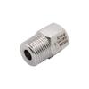 Редукторный переходник с резьбой M12x1.5 на R3/8 BSPT, наружная-внутренняя, из нержавеющей стали