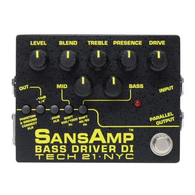 Педаль перегруза для бас-гитары Tech21 Bass Driver DI V2