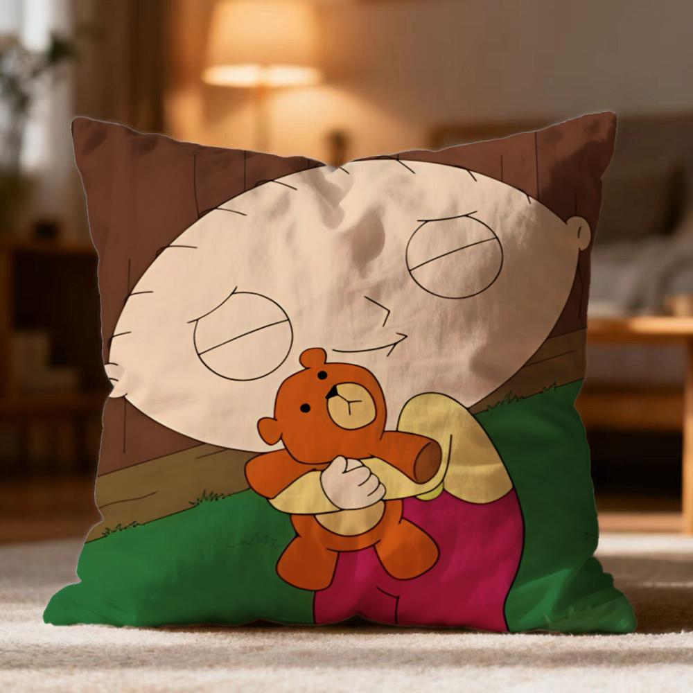Hot FFamily Guyew Cushion Cover Soft Washable Pillow Case Multi-Scene for Couch Bed Travel Office Use