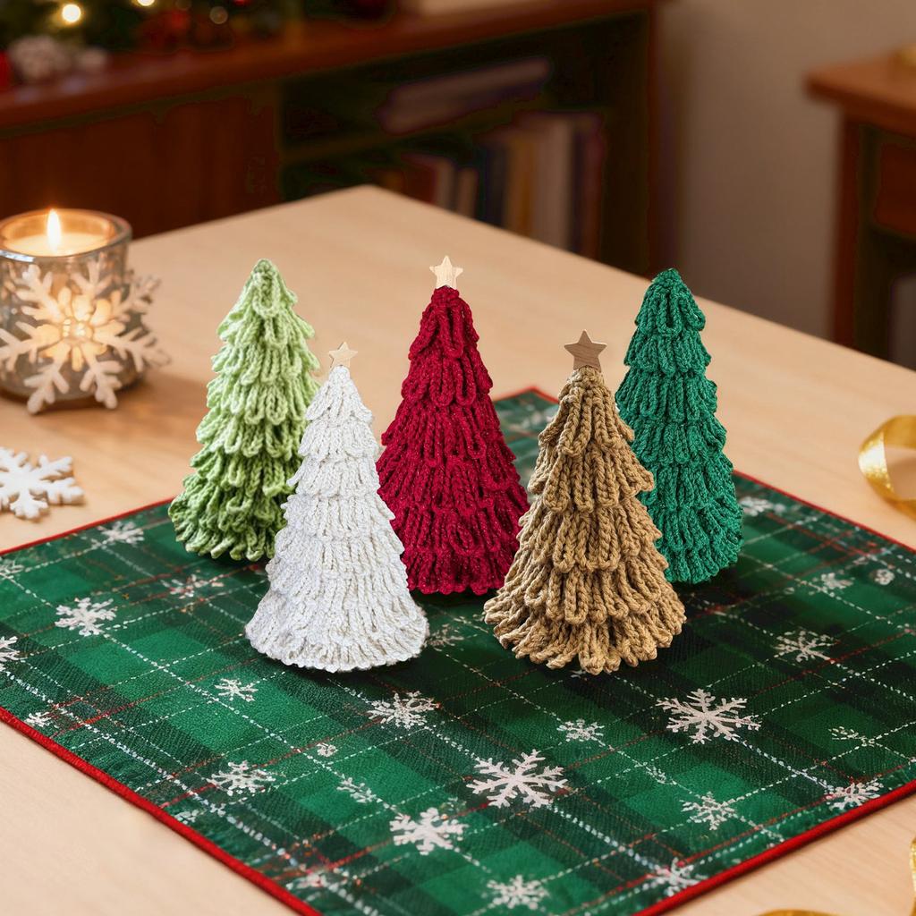20cm Christmas Tree Plush Decoration Ornaments Simulation Decoration Christmas Tree