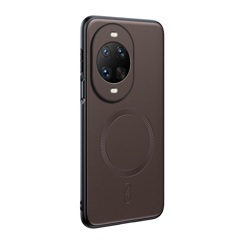 For Huawei Nova 14 Ultra Case Magnetic Leather Shield Cover High Quality Anti-Fingerprint Non-Slip PC+TPU