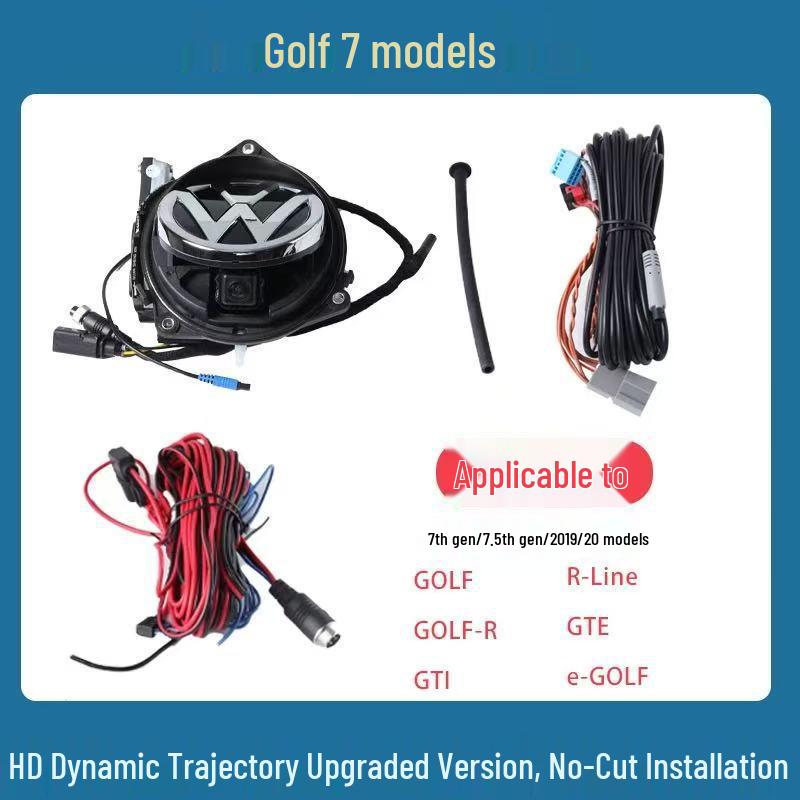 Подходит для камер заднего вида Volkswagen Golf Sportsvan, Magotan B8 и Lamando с оригинальной крышкой-заслонкой для траектории.