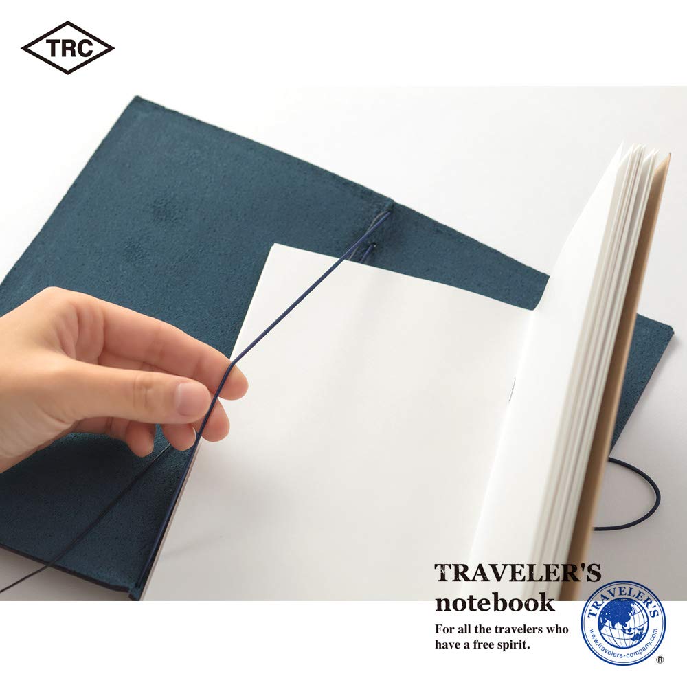 DESIGNPHIL MIDORI Ежедневник Traveler's Notebook Обычный размер Ограниченная серия с карманом Синий 15239006