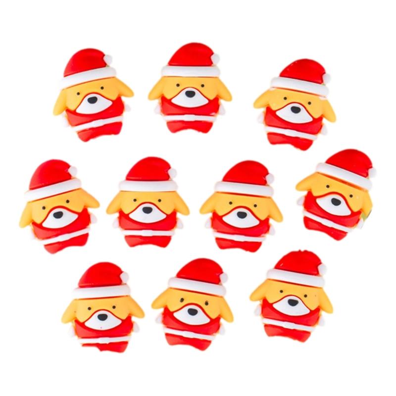 10Pcs Christmas Halloween Pencils Tip Caps Silicone Pencil Protectors for Children Students Adult and Professional