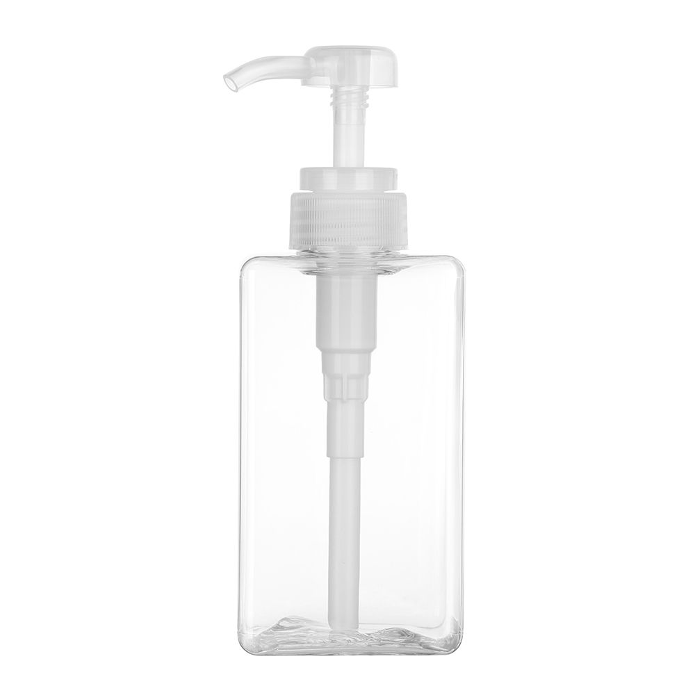 New Plastic Shower Gel Shampoo Clear Container Pump Liquid Soap Dispenser