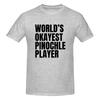 World S Okayest Pinochle Player  Black Basic Tshirt Saltstyle Vibe Bright Colors Tees