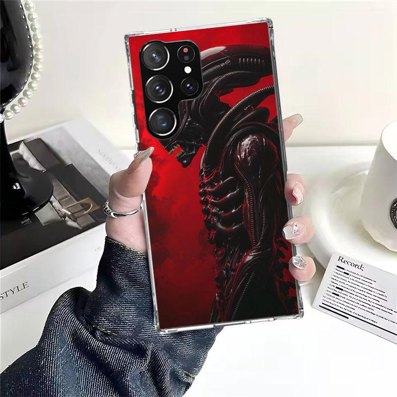 Крутой Мягкий Чехол Для Телефона A-Alien X-Xenomorph Для Samsung Galaxy S22 S23 S24 S25 Edge S26 Ultra S20 FE S21 Plus + Fundas Coque Galaxy