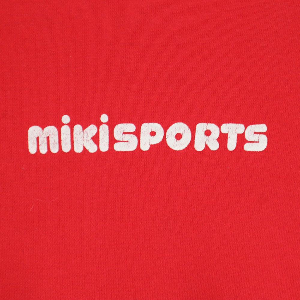miki SPORTS Long sleeve sweat trainer M Red MIKI HOUSE Women Used