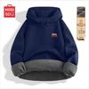 Men's Half-Zip Fleece Hooded Sweatshirt