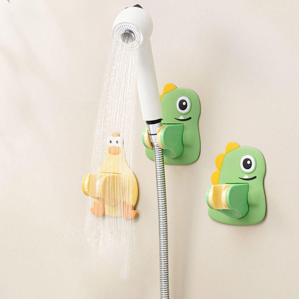 Мультяшный держатель для душевой головки, регулируемая основа для фиксации разбрызгивателя, аксессуары для ванной комнаты