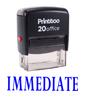 Printtoo Self Inking IMMEDIATE Rubber Stamp Office Stationary Custom