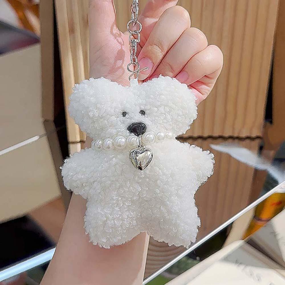 Украшения плюшевый медведь кукла животное корейский автомобиль брелок корейский Ins плюшевый медведь брелок сумка подвеска