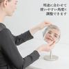 Зеркало HORIUCHI Двустороннее настольное зеркало с 7-кратным увеличением для детального рассмотрения, зеркало для макияжа, идеальный подарок на День уважения к старшим или М