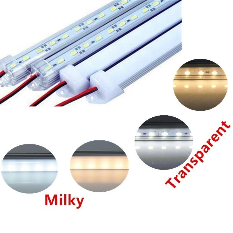 10/5X 12V 30/50CM Interior LED Car Light Bar Rigid Strip Lamp for Van Bus Caravan Display Cabinet Under Counter Closet