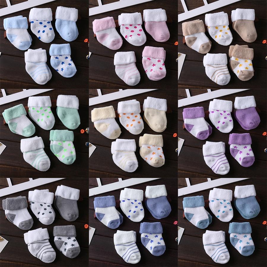 Newborn Boy Girl Socks Kiddiezoom Baby Accessories Cotton Unisex