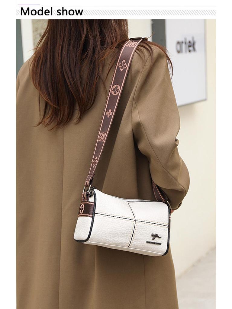 Женская сумка-седло кроссбоди из натуральной кожи