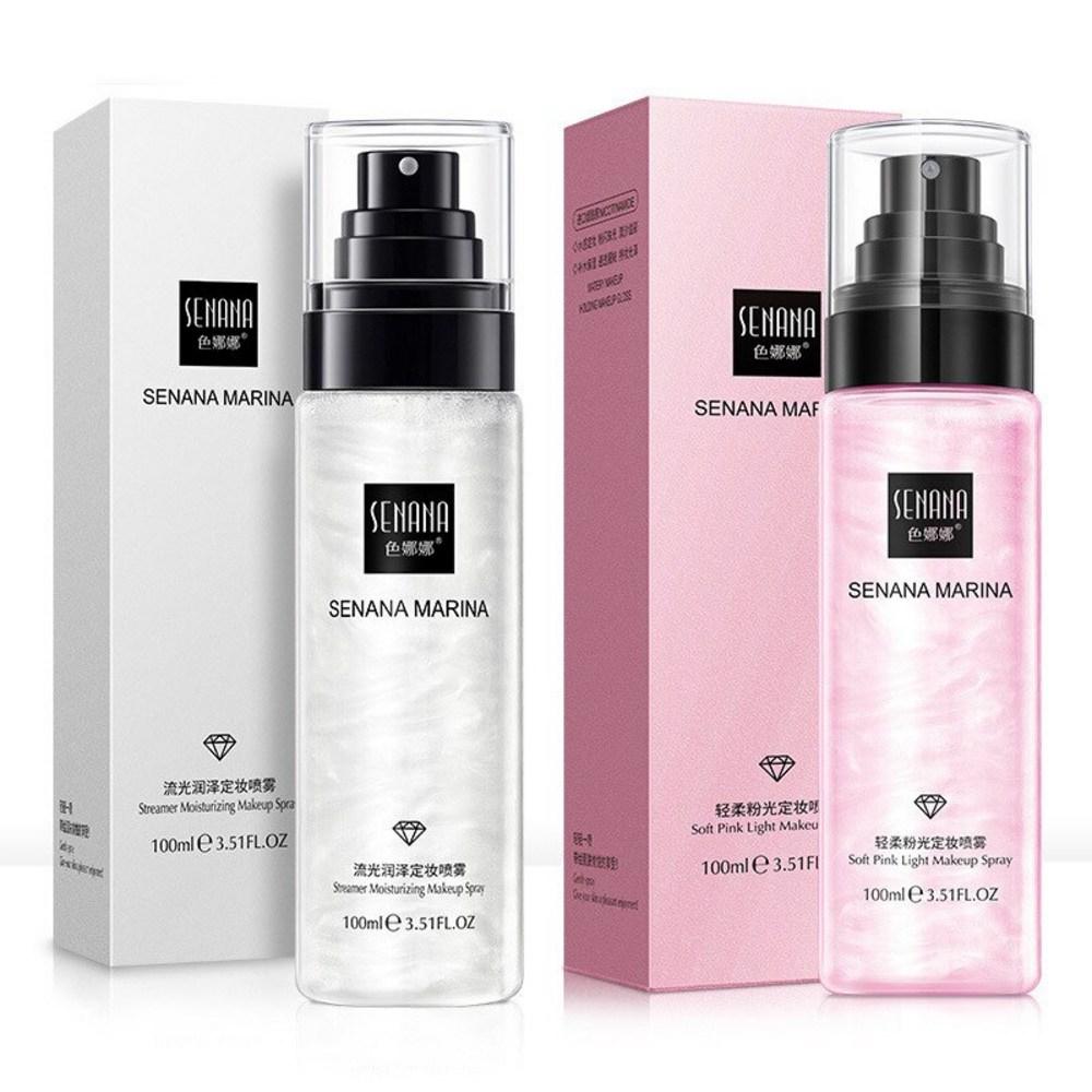 100 мл спрей для фиксации макияжа, основа под макияж, фиксатор тональной основы, увлажняющий, стойкий, для носа, серебристый, 1 шт.