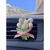 Ins Car Air Freshener Vent Decoration High-End Jasmine Aroma Diffuser Stone Tulip Car Perfume Popular for Women