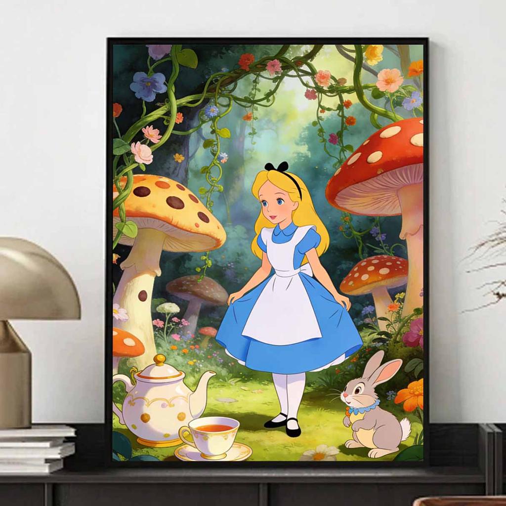 Disney Алиса в Стране чудес алмазная мозаика ручной работы DIY набор для рисования мозаикой домашний декор