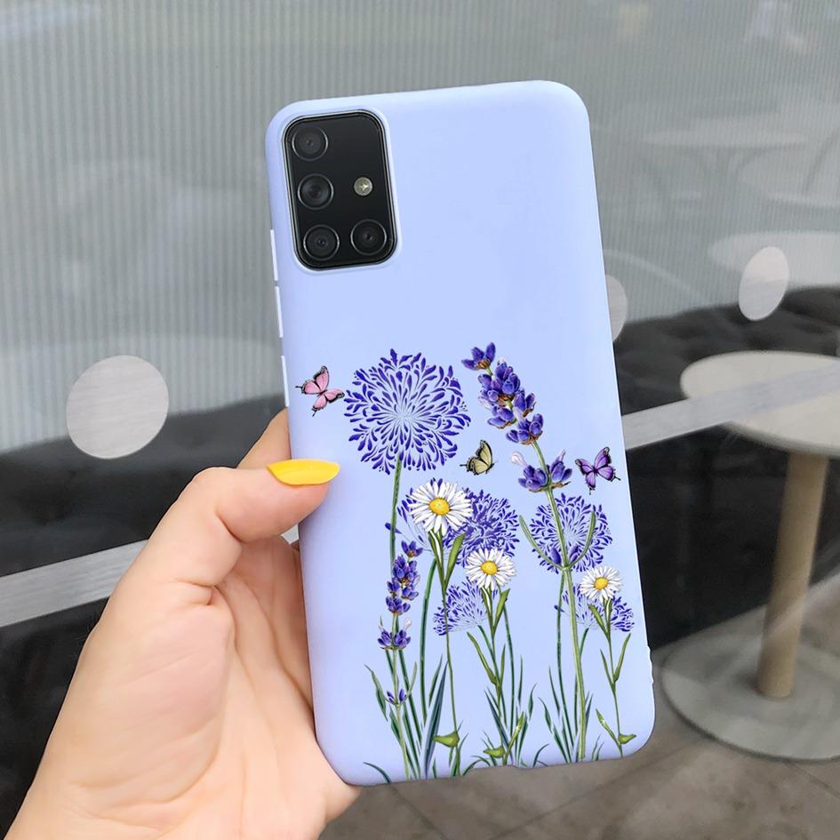 A51 A71 Case For Samsung Galaxy A51 4G Soft Touch Silicon Cover Shockproof Bumper Back Protector Bag for Samsung A 51 A 71 Coque