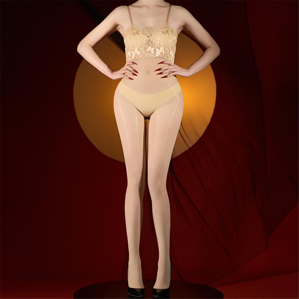 Сексуальные женские косплей горничные кружевные колготки масло глянцевый блестящий боди ромперы 5D тонкий шелковистый облегающий комбинезон моделирующий леотард