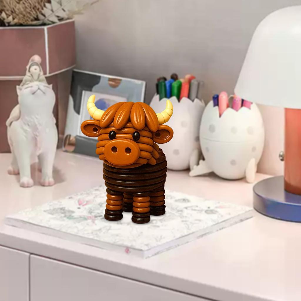 Набор для изготовления украшения «Корова из пуговиц» своими руками