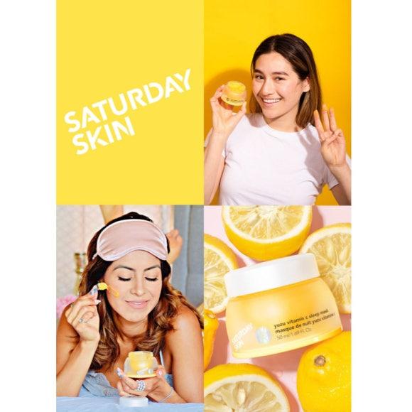 Saturday Skin Yuzu Vitamin C Bright Toner&Sleep Mask Cream SET (3 варианта)