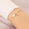Ins Style Simple Fashion Love Bracelet Personality Design 26 английских букв Ювелирные изделия для рук S069