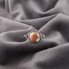 Orange Copper Turquoise 925 Solid Sterling Silver Ring, Handmade Gemstone Ring Jewelry, Designer Ring For Her