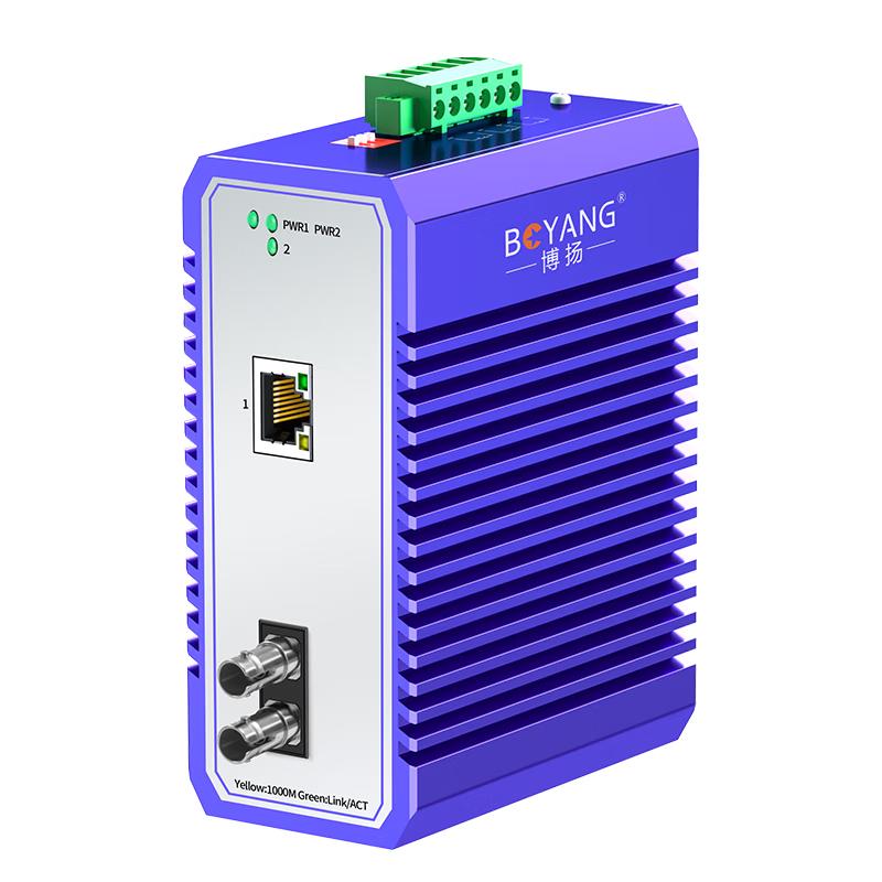 Boyang Industrial Gigabit Fiber Optic Transceivers/Converters