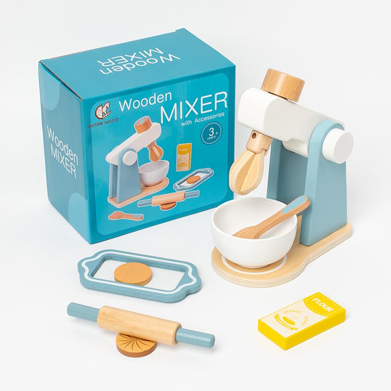 Деревянная кухонная игрушка для ролевых игр, моделирование, деревянная кофемашина, тостер, миксер для еды, детский развивающий инструмент для раннего обучения