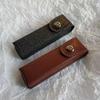 Classic Leather Presbyopic Glasses Case Women Elegant Leather Glasses Box Suitable for Narrower Glasses