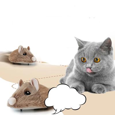 Электрическая интерактивная мышь, игрушки для кошек, забавные плюшевые игрушки, умные интерактивные движущиеся игрушки для домашних животных, быстродвижущиеся аксессуары для кошек и домашних животных.