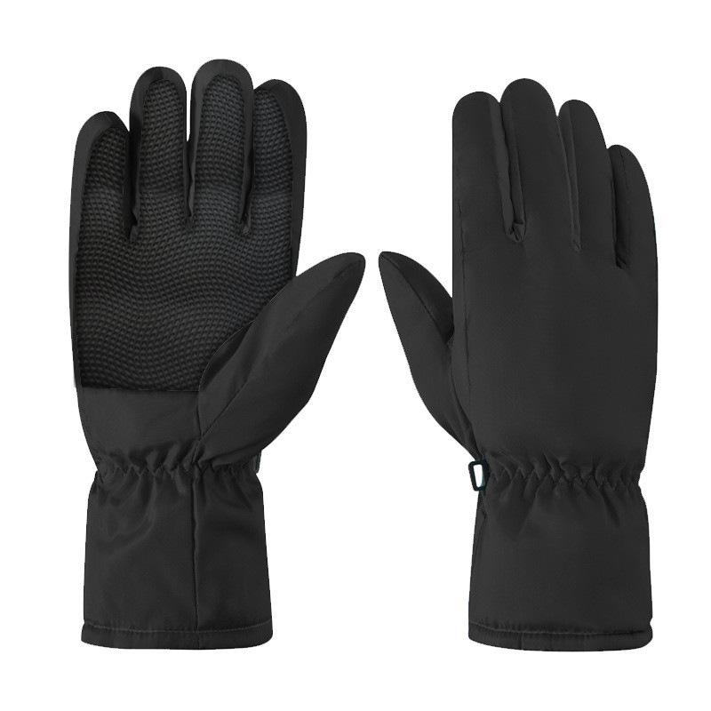 Электрические лыжные перчатки с бархатной подкладкой и подогревом — водонепроницаемые, ветрозащитные, нескользящие для мужчин и женщин