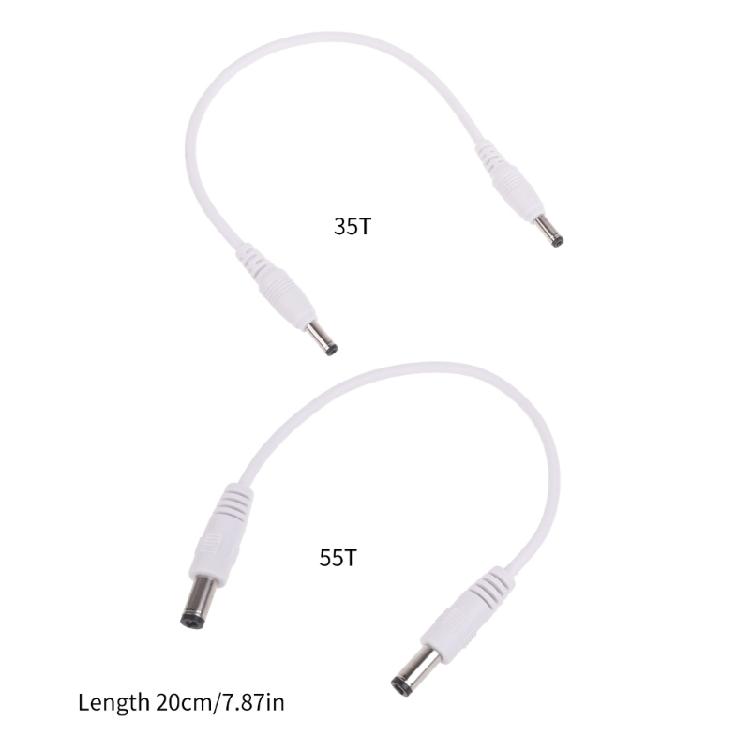 DCConverter 3.5x1.35mm 5.5x2.5mm Male to Male Type C Plug Power Connector Cable