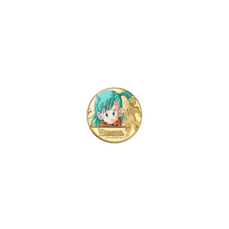 Anime Z Gold Plated Gold Coin Son Goku Vegeta Coins Kids Classic Anime Peripherals Collection Toy Souvenir