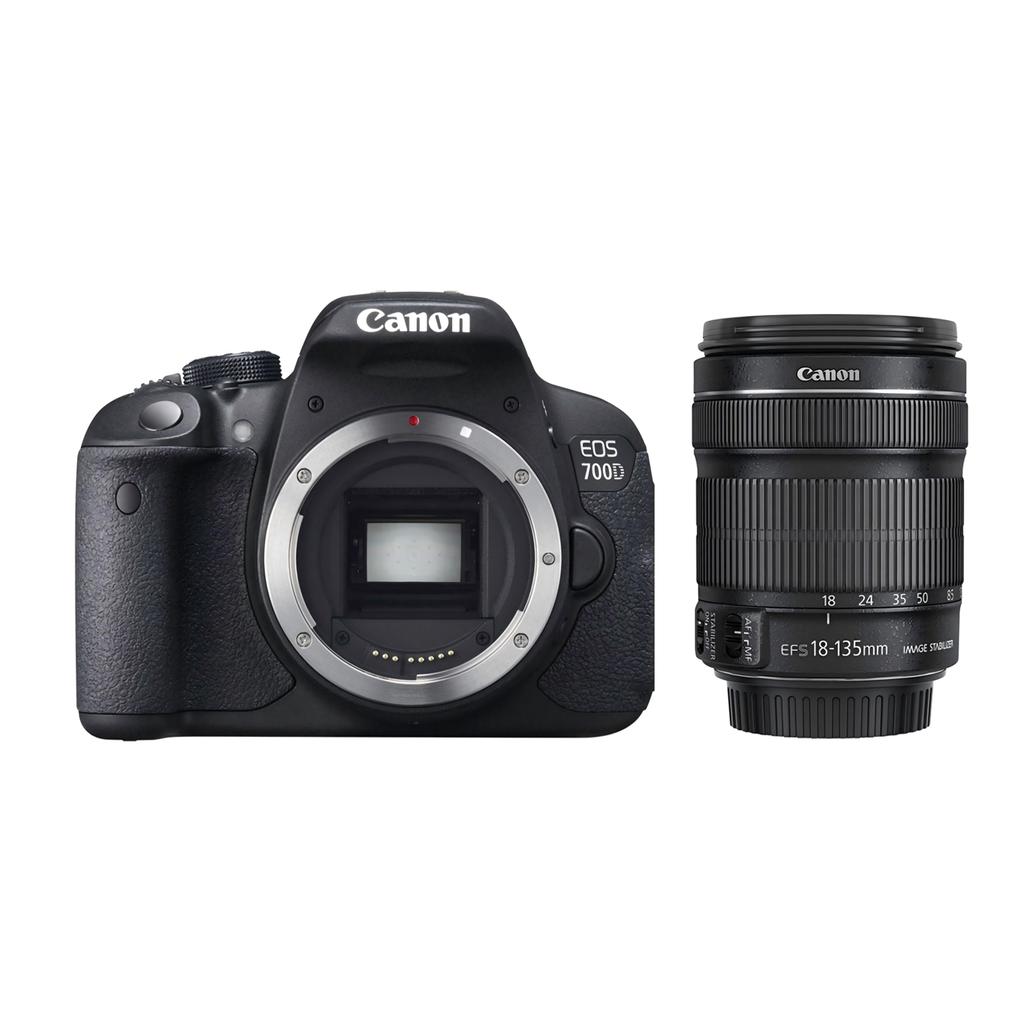 Canon EOS 700D DSLR Camera + EF-S 18-135mm F/3.5-5.6 IS STM Zoom Lens