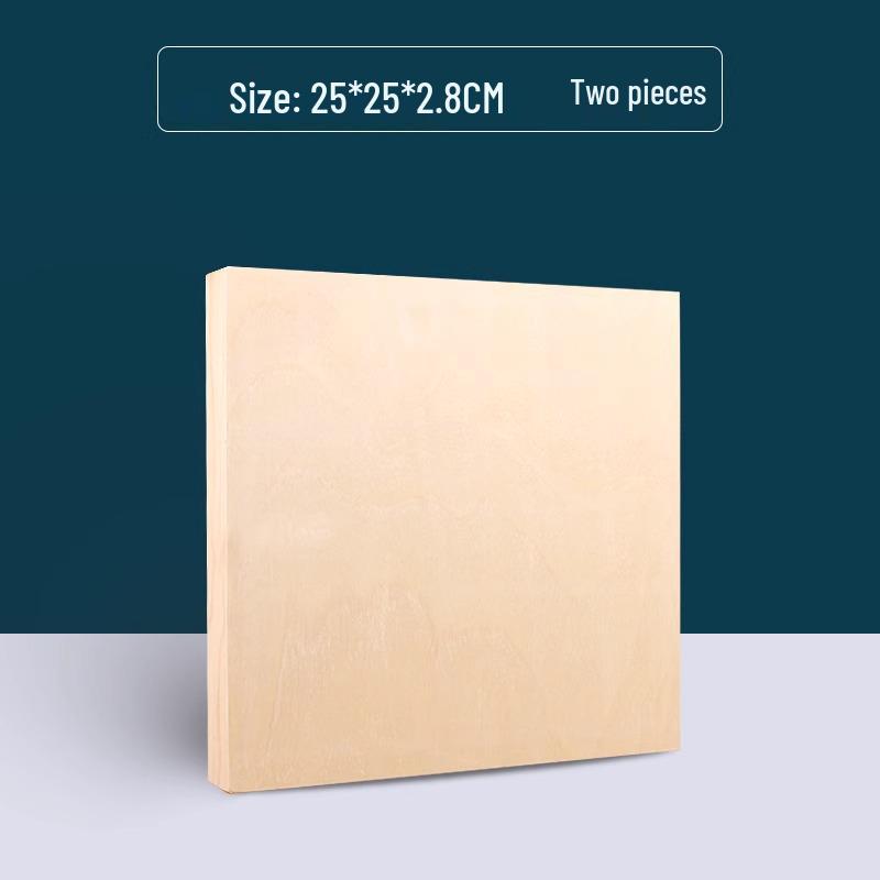 Carbonized Pine Oil Painting Frame Board - Acrylic Powder, No Frame Needed, Retro DIY Solid Wood.