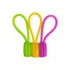 Reusable Magnetic Cable Ties, Cord Organizer, Silicone Magnetic Cord Ties for Bundling Stuff, Book Marker Fridge Magnets