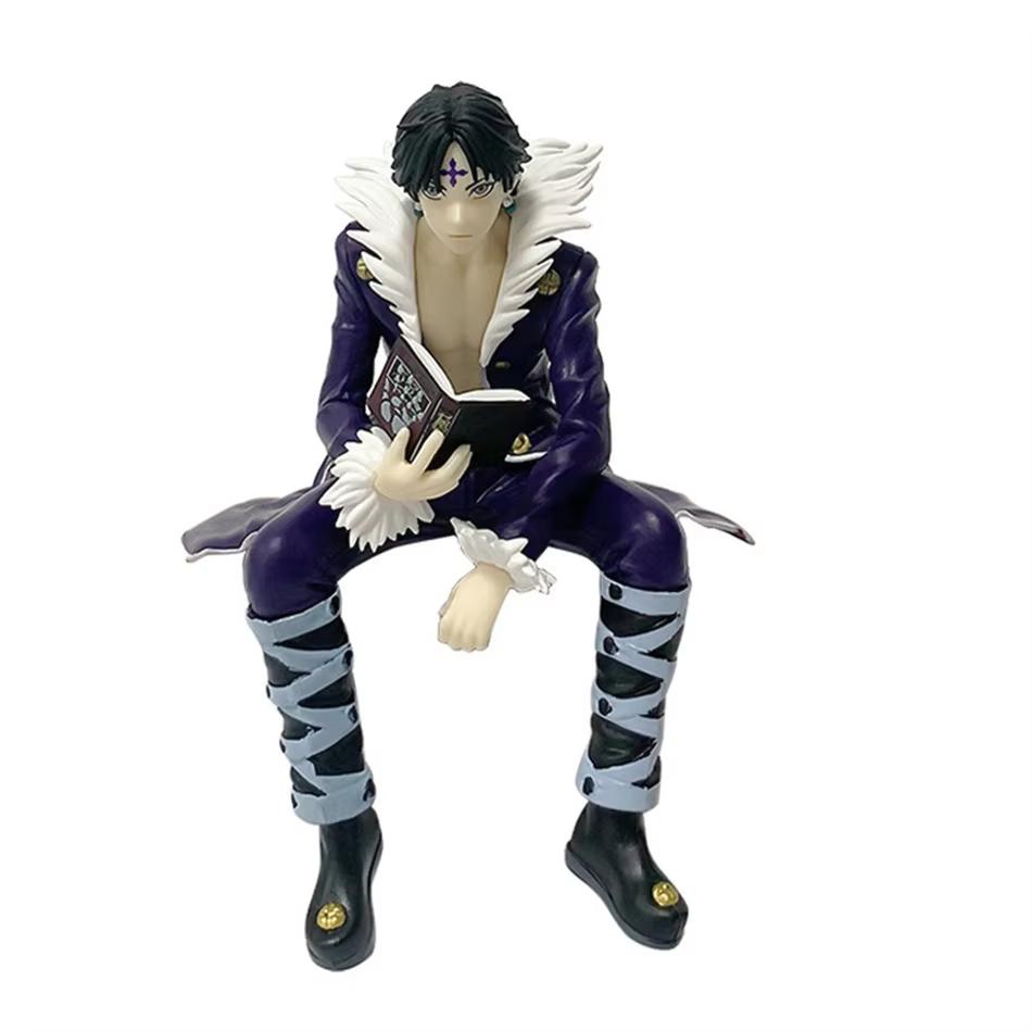 11.5-14см Полный рабочий день Охотник Аниме Ручная работа Сысо Сяоцзе Кулоло Сидящий персонаж Ручная работа ПВХ Модель Украшение Подарок на день рождения