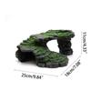 Turtle Basking Platform Resin Hide Cave Reptiles Decors Mini Island for Tanks Turtle Basking&Floating Platform