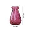 Gradient Glass Vase with Geometric Faceted Design Flower Vase for Wedding Centerpiece Arrangements Home Office Decor Floreros