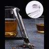 Teas Infuser Set For Loose Leaf Brewing Stainless Steels Net Filter With Hanging Hook Handle And Included Cleaning Brush