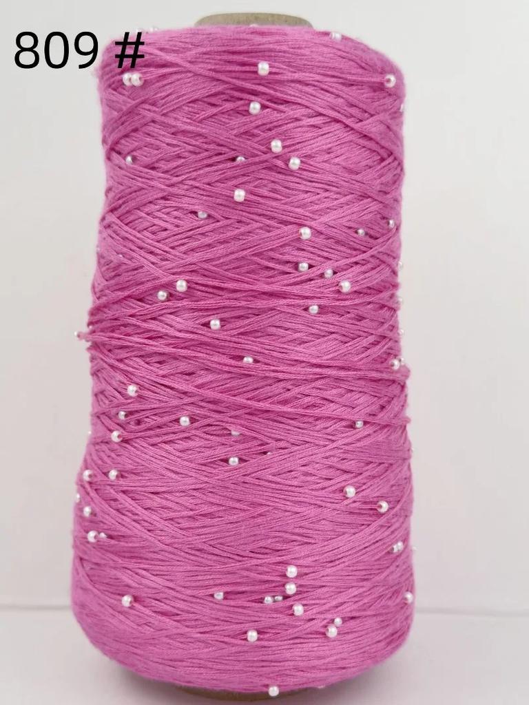 6 нитей мерсеризованного хлопка + жемчужная нить ручного плетения из чистого хлопка тонкая шерстяная нить для вязания крючком бисер своими руками ручного плетения