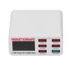 6 Ports Output USB Charger Block Intelligent Digital Display USB Charging Head AC 110?240V