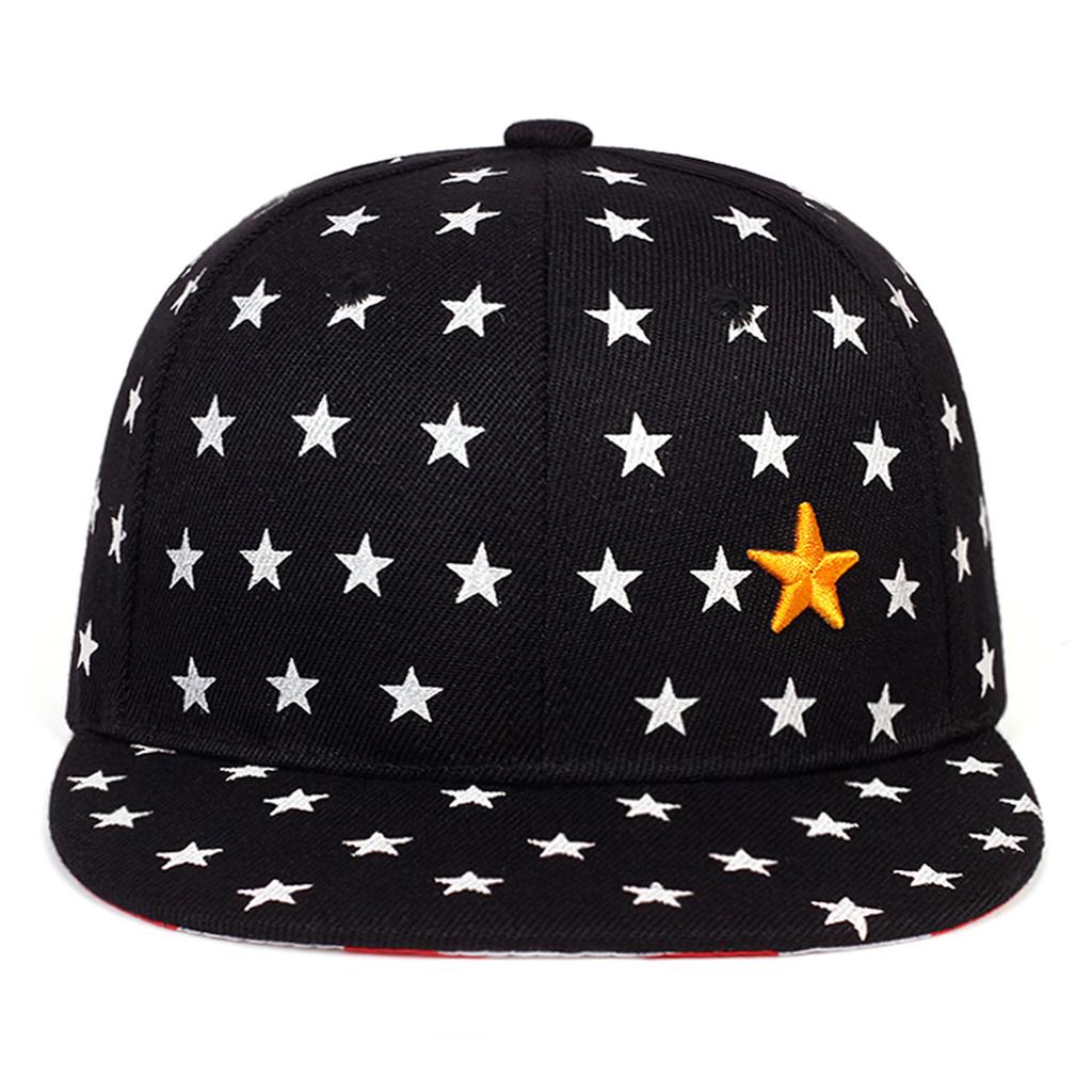 Children Pentagram Embroidery Graffiti Printing Cotton Baseball Hat Boys and Girls Spring and Autumn Casual Hats Fashion Hip Hop Caps Snapback Cap
