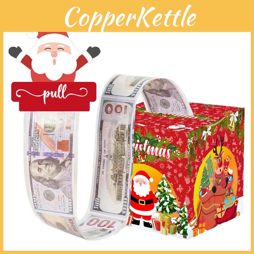 Christmas Santa Money Saving Container With Red Paper For Festive Party Atmosphere And Gift Giving