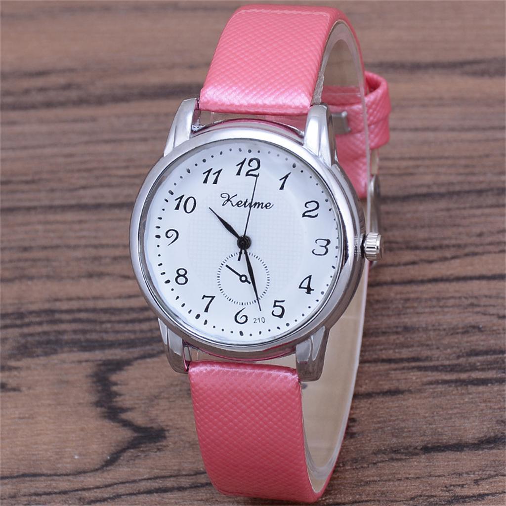 Женские модные кожаные часы